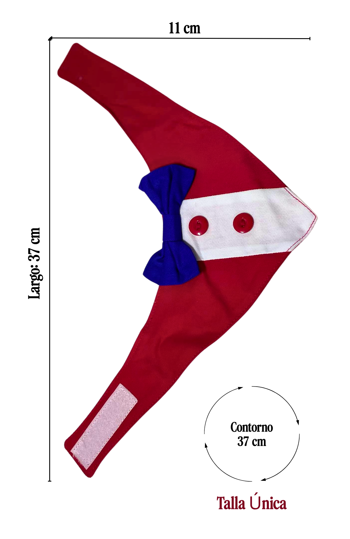 Pañuelo Collar Mascotas Estilo Traje Elegante Fechas Patrias