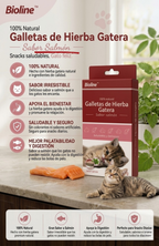 Pack 6 Snack Bioline Gato Con Catnip Y Bacalao / Salmón 80 G