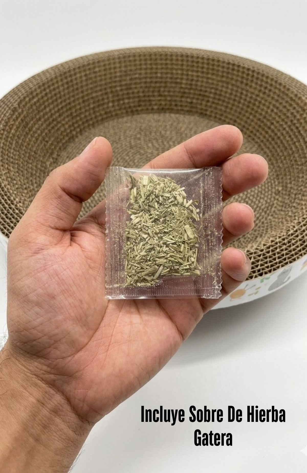 Rascador Cartón Corrugado Petz Nido Piso Para Gatos 35cm