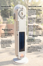 Lámpara Emergencia Solar Y Recargable Irm Led + Cable 50 Cm