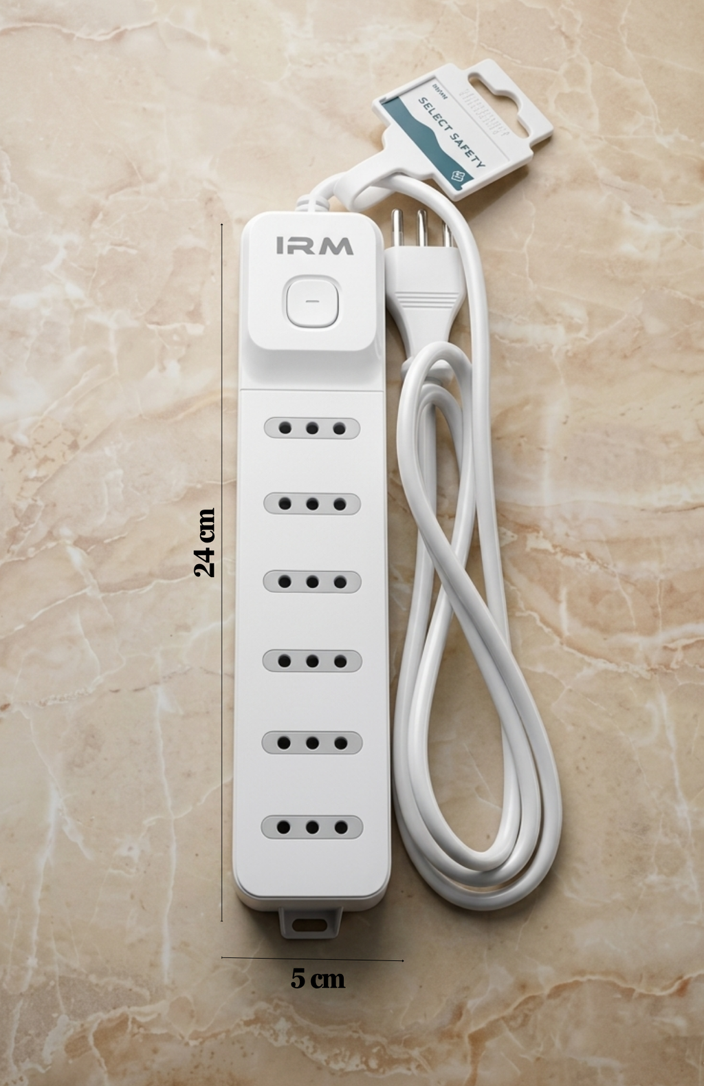 Alargador Zapatilla 6 Tomas 1.5 Metros Con Interruptor