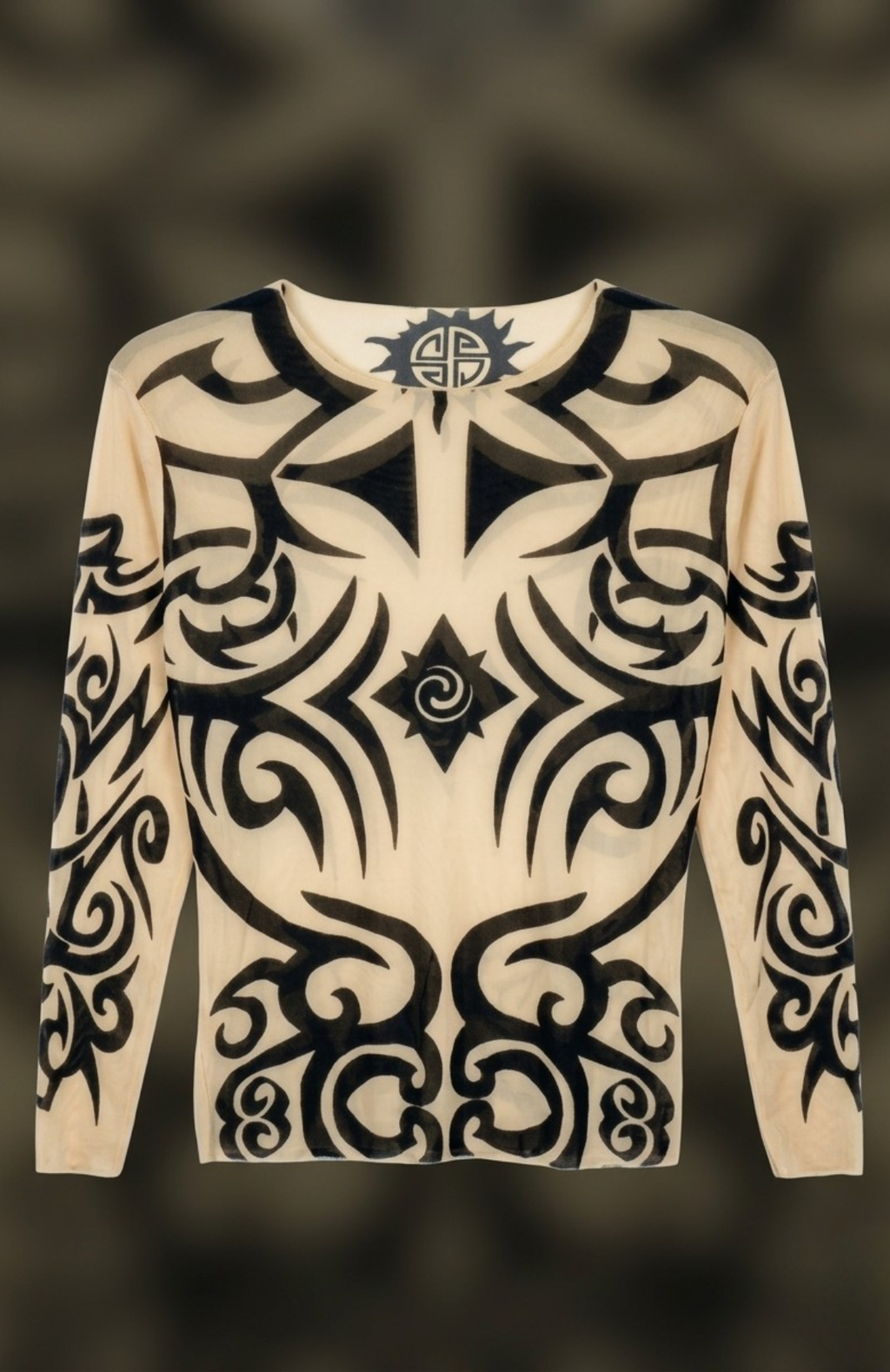 Polera Color Piel Con Tatuajes Para Baile Típico Pascuense
