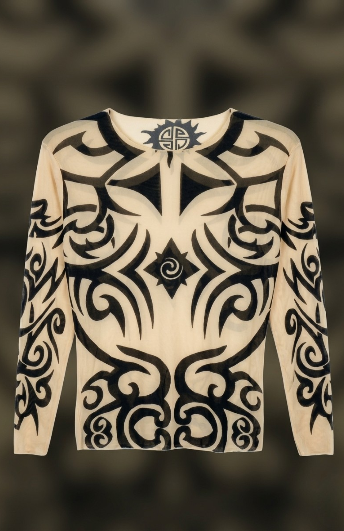 Polera Color Piel Con Tatuajes Para Baile Típico Pascuense