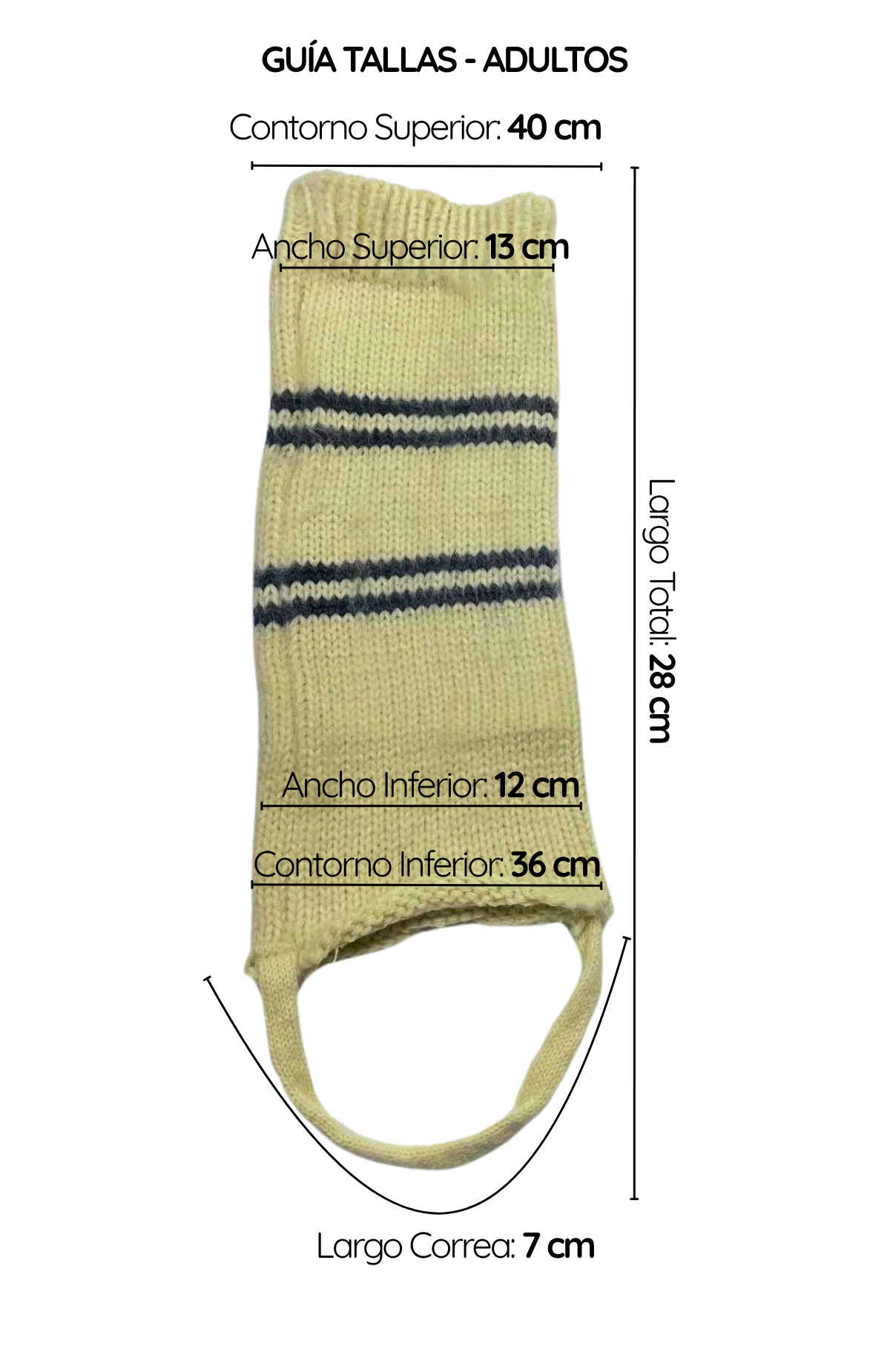Set De Gorro Y Polainas Chilote Bailes Típico Fiestas Patrias