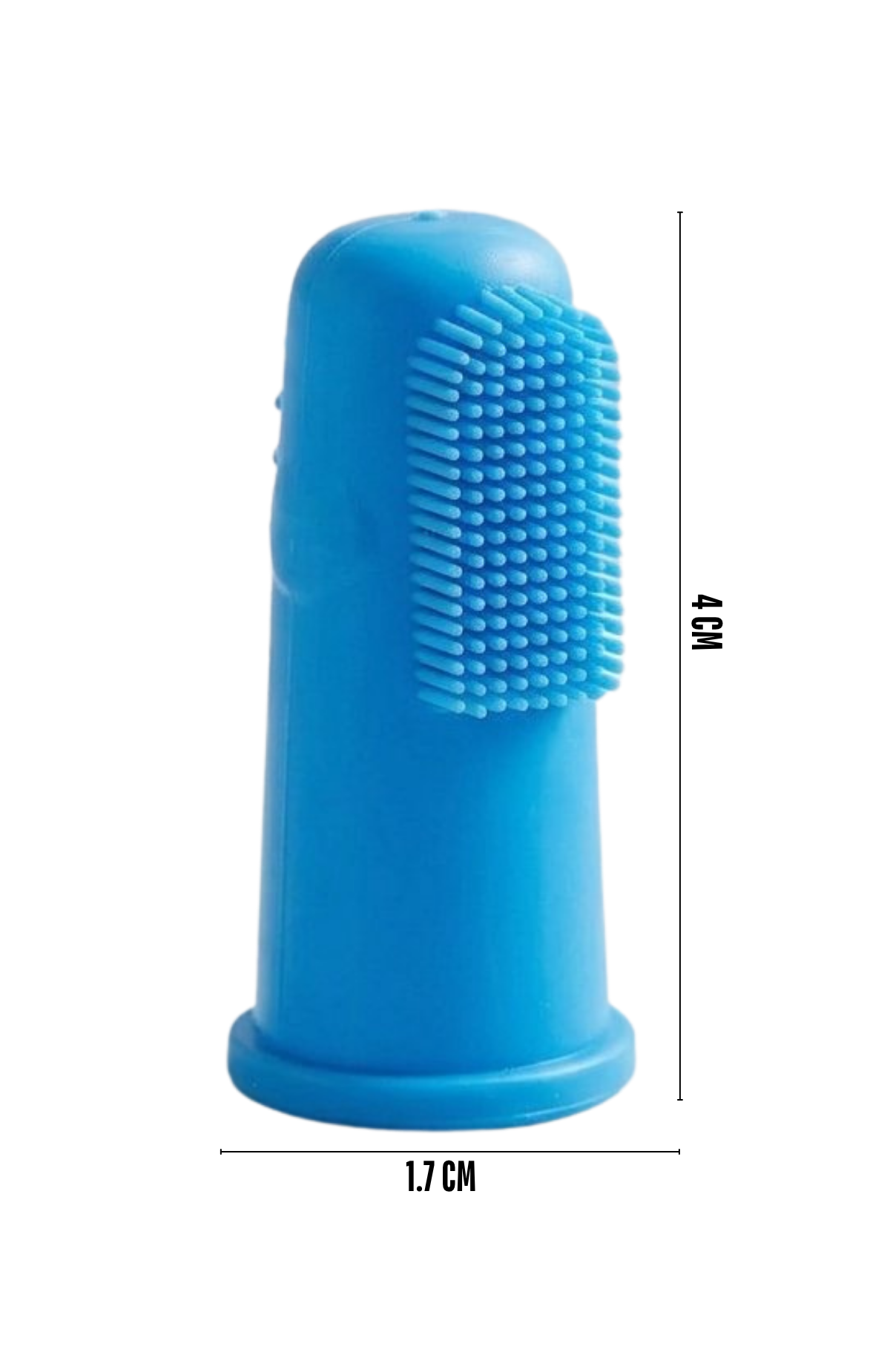 Cepillo De Dientes De Silicona De Dedal Para Perros Y Gatos (Pack x2)