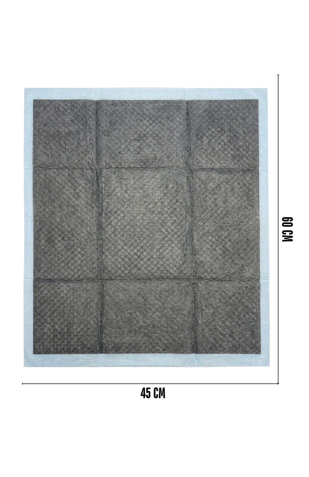 Sabanillas Entrenamiento Carbón Mondo Mascota 60x45cm 50 Pzs