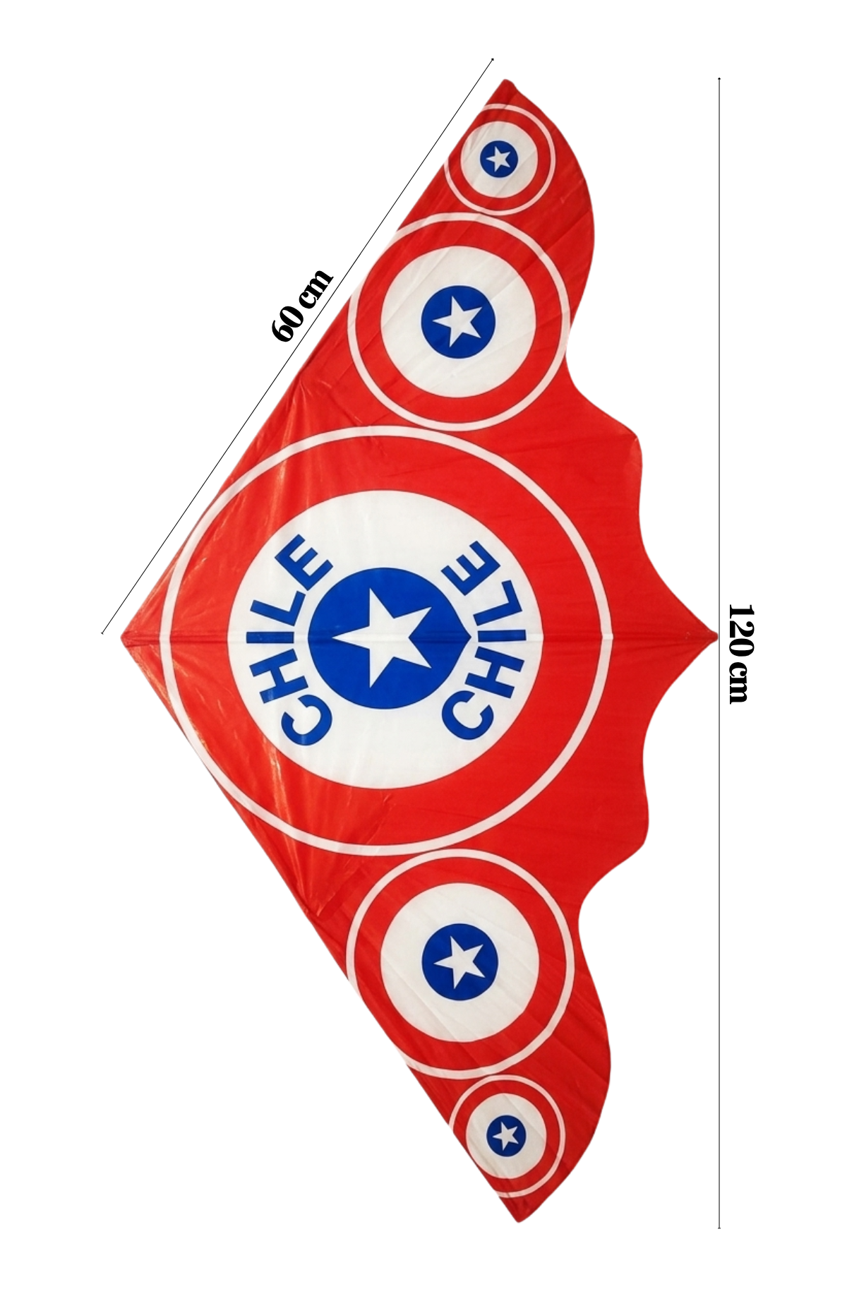 Pack 6 Cometas Bandera Chile Volantín Fiestas Patrias Chile