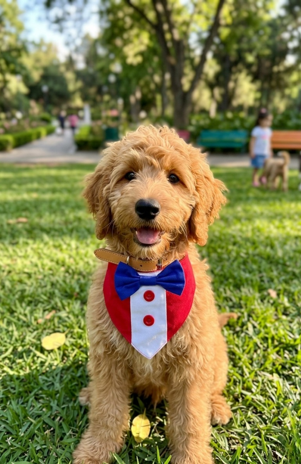 Pañuelo Collar Mascotas Estilo Traje Elegante Fechas Patrias
