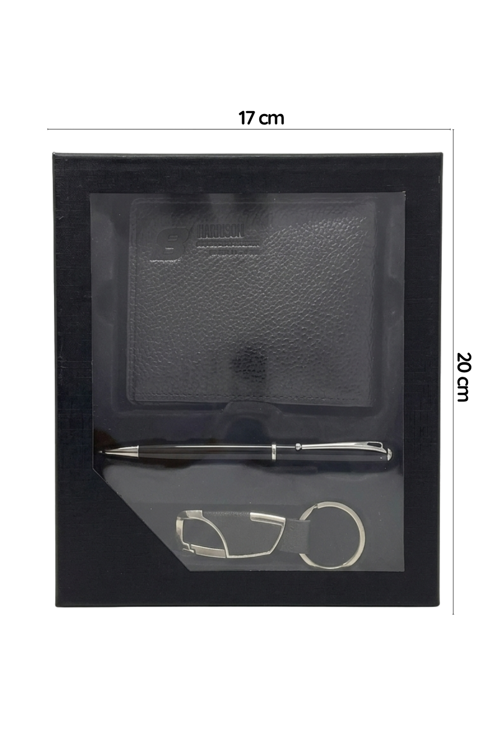 Set De Regalo Hombre Billetera Lapicero Y Llavero Elegante