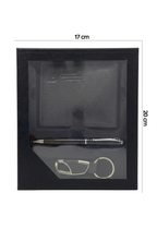 Set De Regalo Hombre Billetera Lapicero Y Llavero Elegante