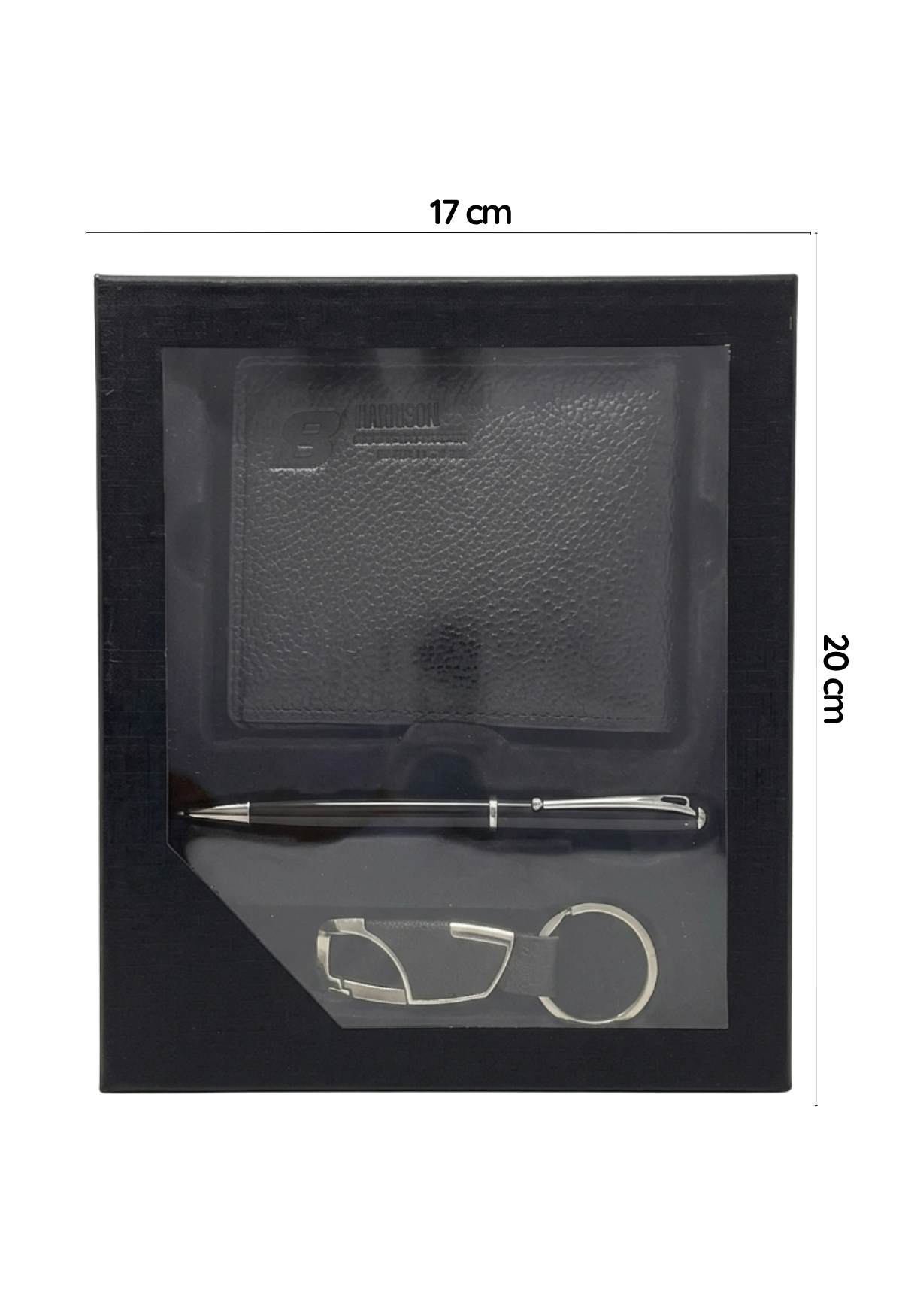 Set De Regalo Hombre Billetera Lapicero Y Llavero Elegante
