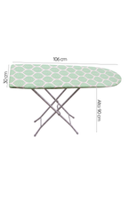 Tabla De Planchar Plegable Compacta Diseño Hojas 106x30 Cm
