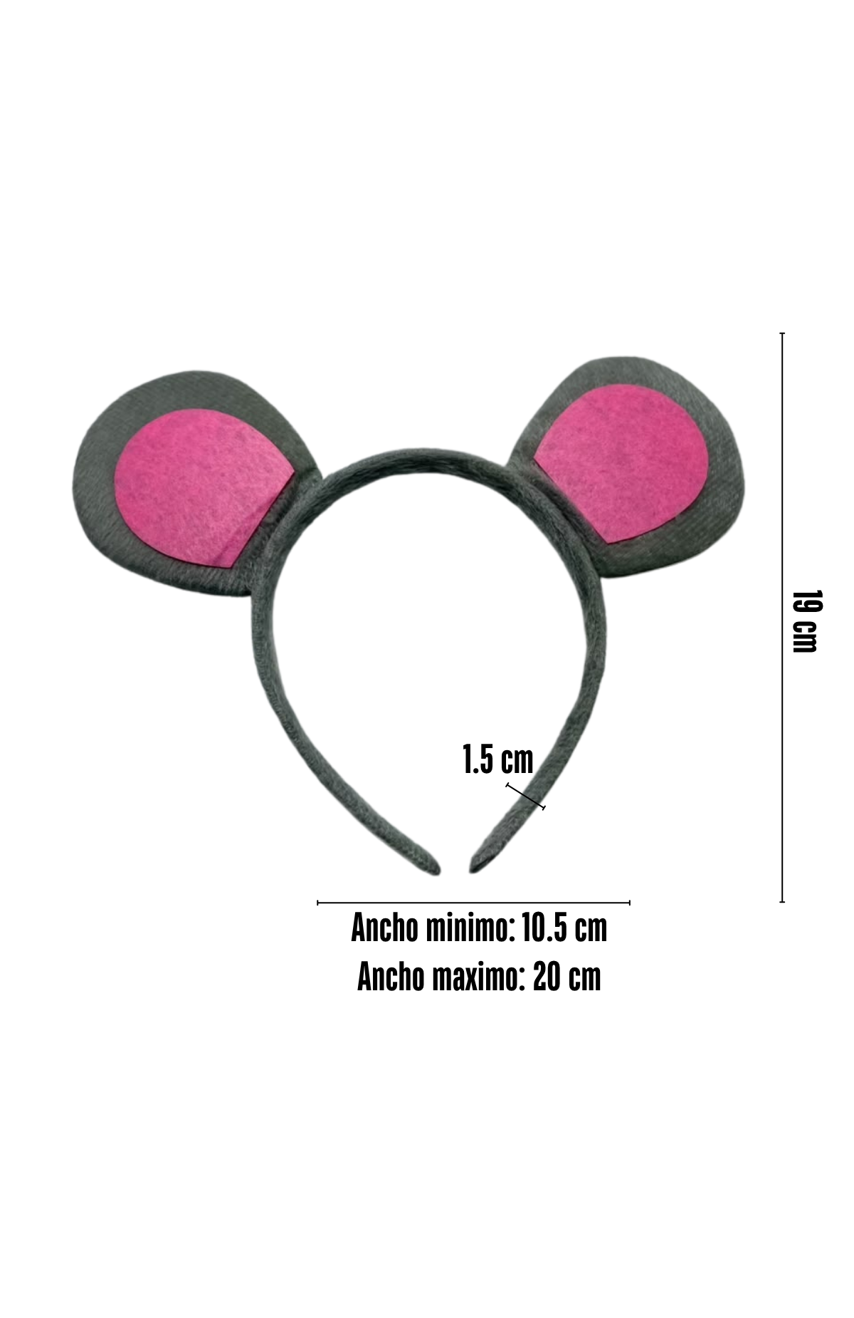 Set Animal 3 Piezas Disfraz Halloween Modelos Varios