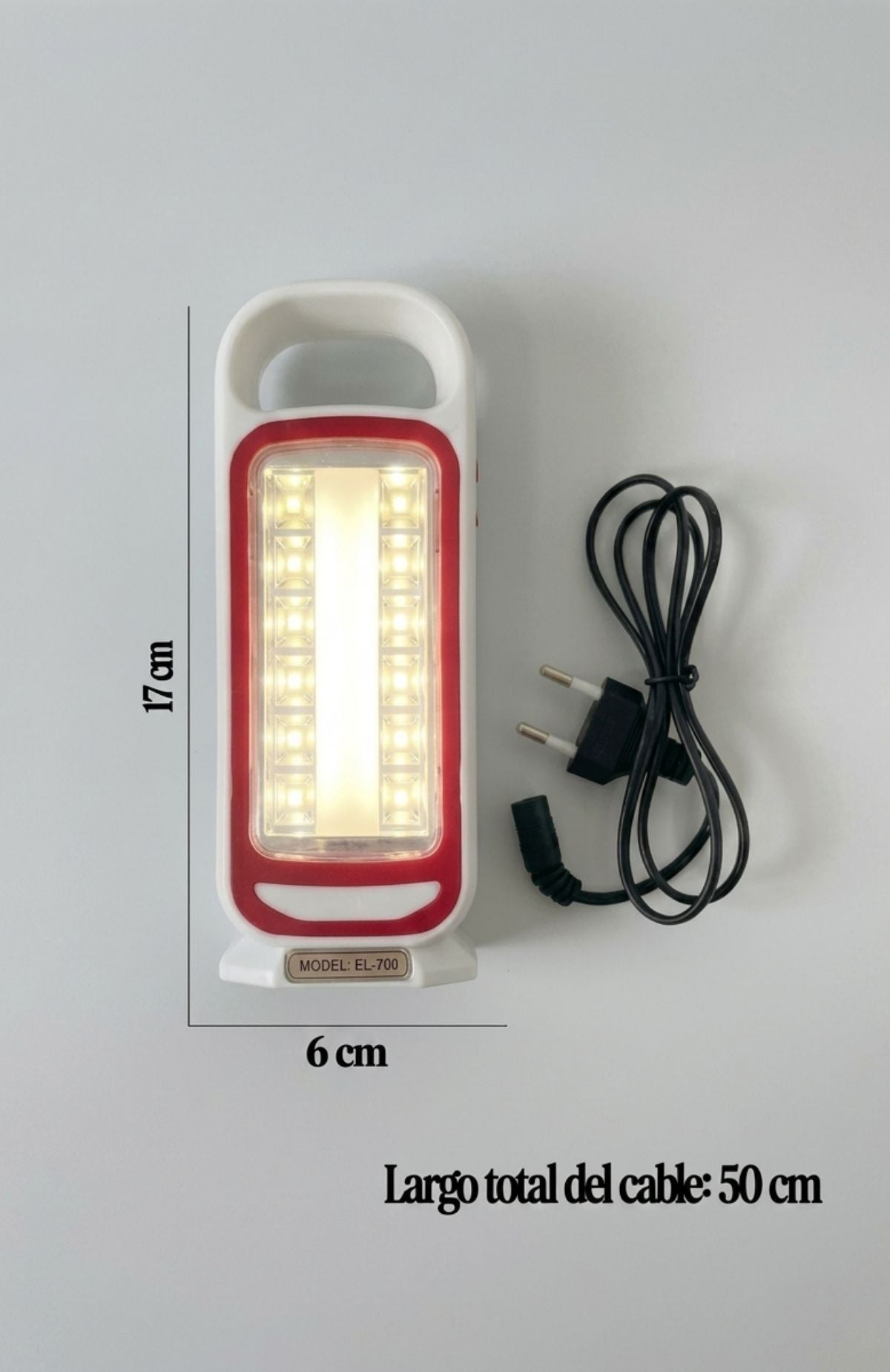 Luz De Emergencia Led Recargable 52cm Tubo Portátil Usb