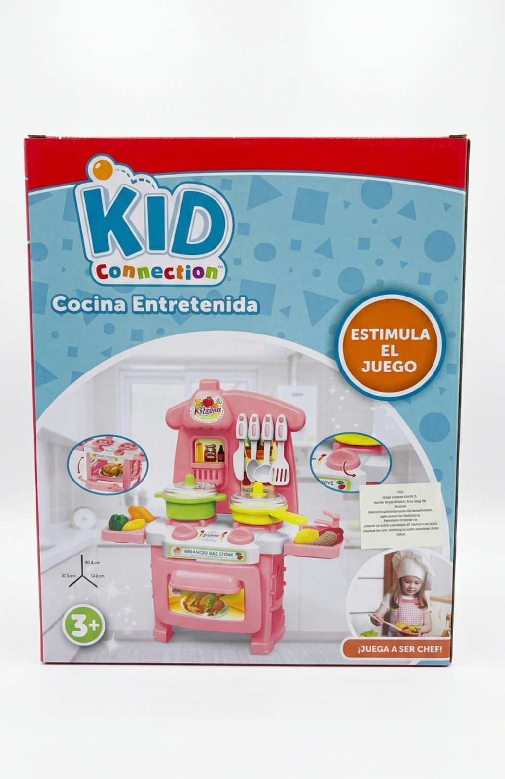 Cocina Infantil Kid Connection Con Accesorios Juguete Niños