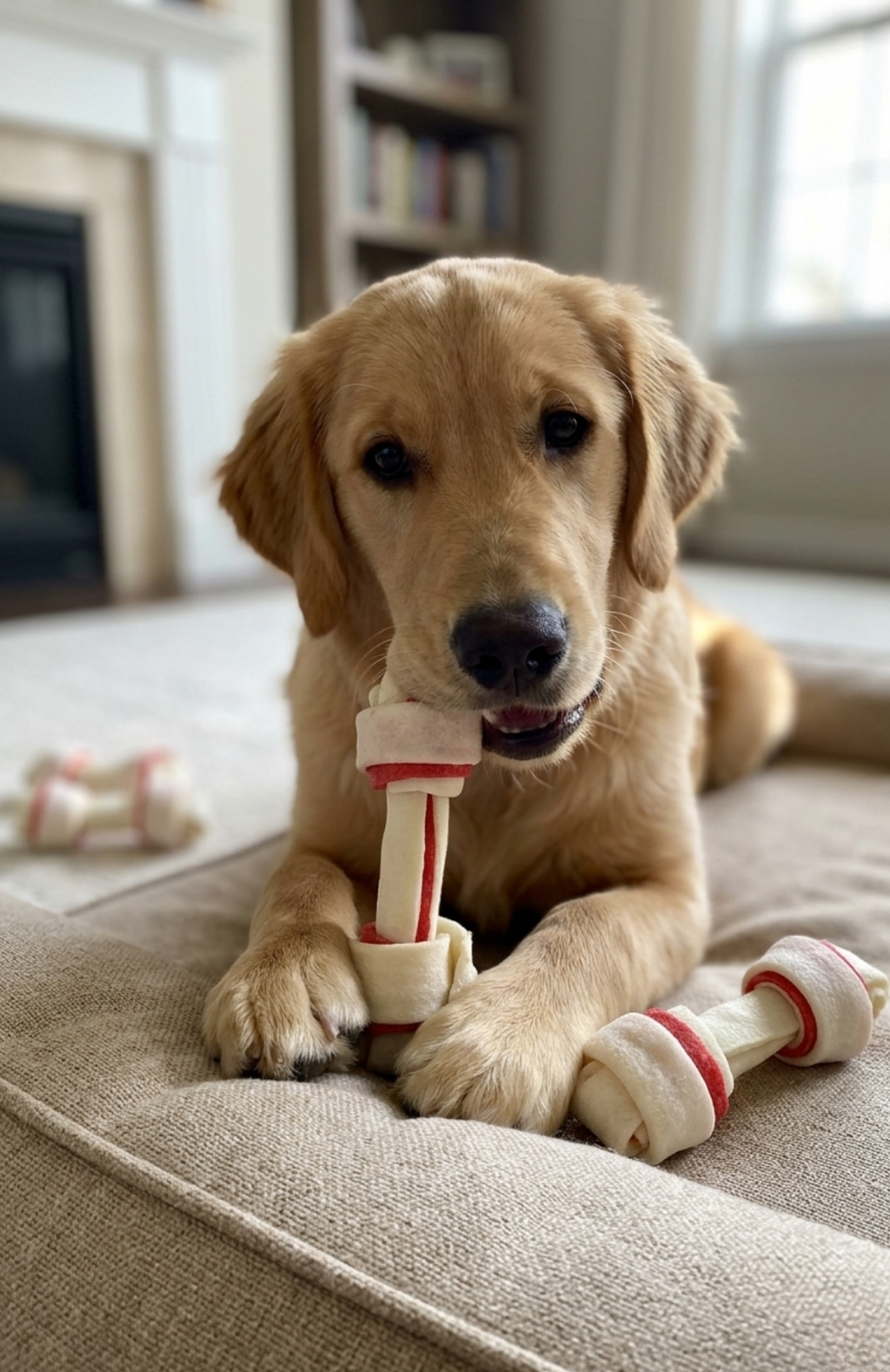Pack 5 Huesos Anudados Mascotas Entretenimiento Y Cuidado