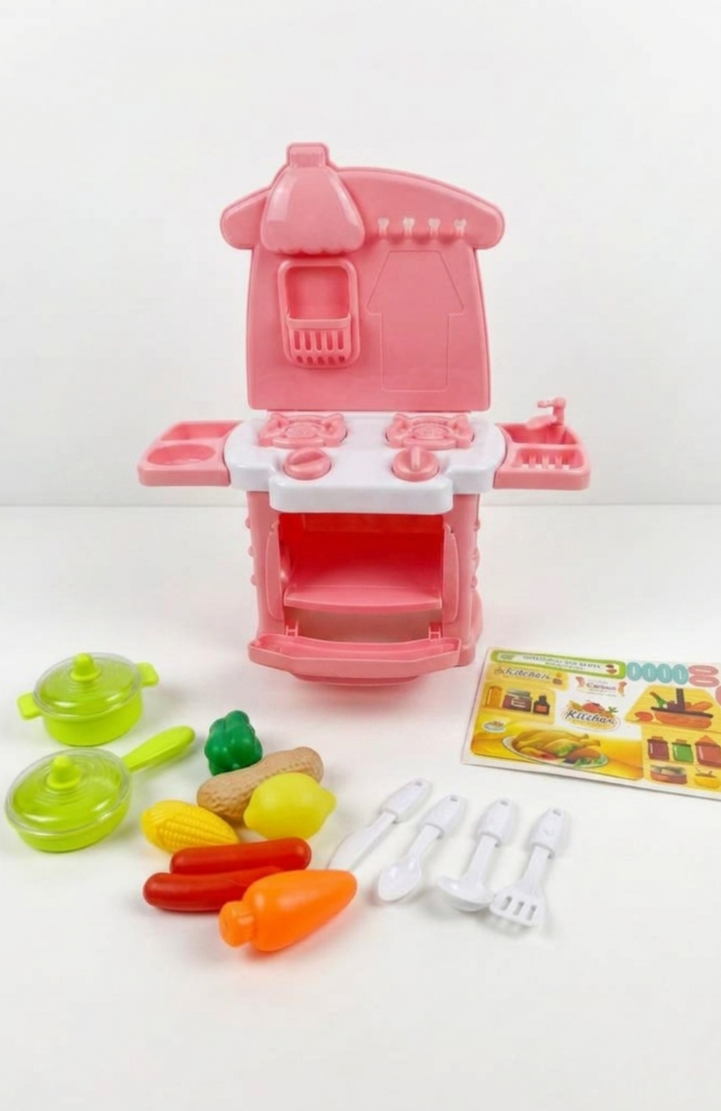 Cocina Infantil Kid Connection Con Accesorios Juguete Niños
