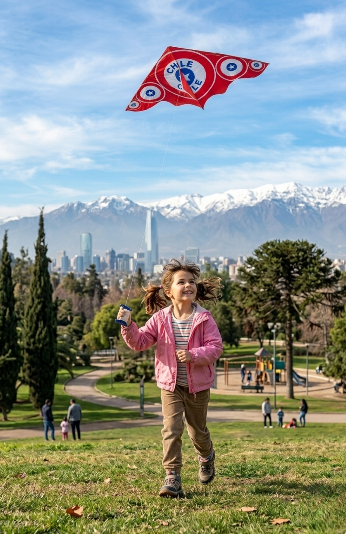 Cometa Bandera Chile Volantín Fiestas Patrias Chilena