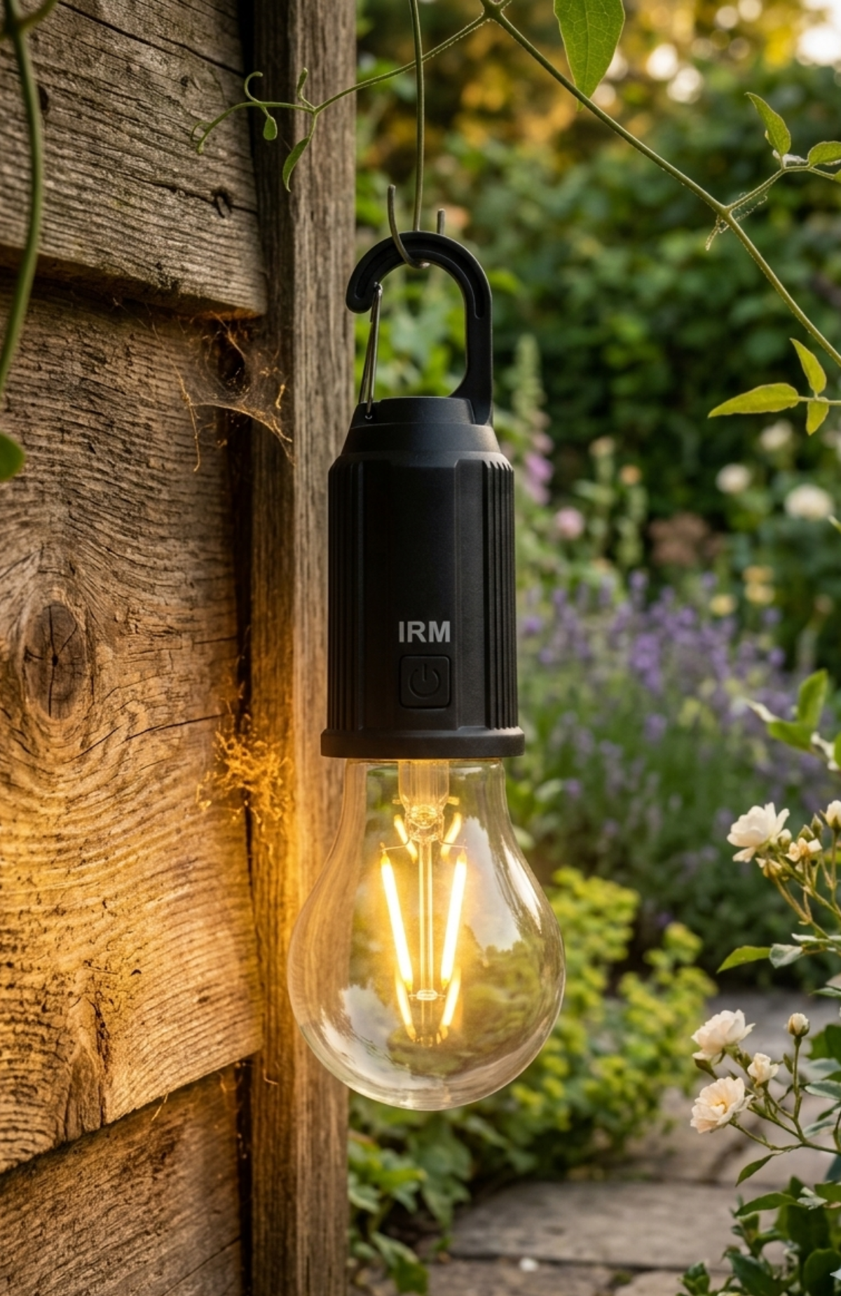 Lámpara Ampolleta Led Colgante Camping Recargable Usb Tipo C