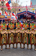 Pack 5 Máscaras La Tirana Diablada Traje Típico Baile Fiestas