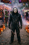 Máscara Plástica Jason Película Terror Halloween Disfraz