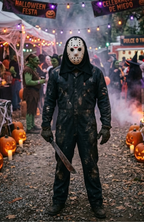 Máscara Plástica Jason Película Terror Halloween Disfraz