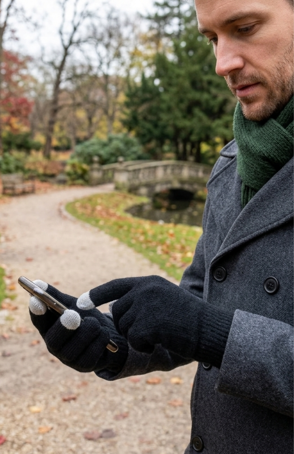 Guantes De Invierno Térmicos Unisex Con Dedos Táctiles