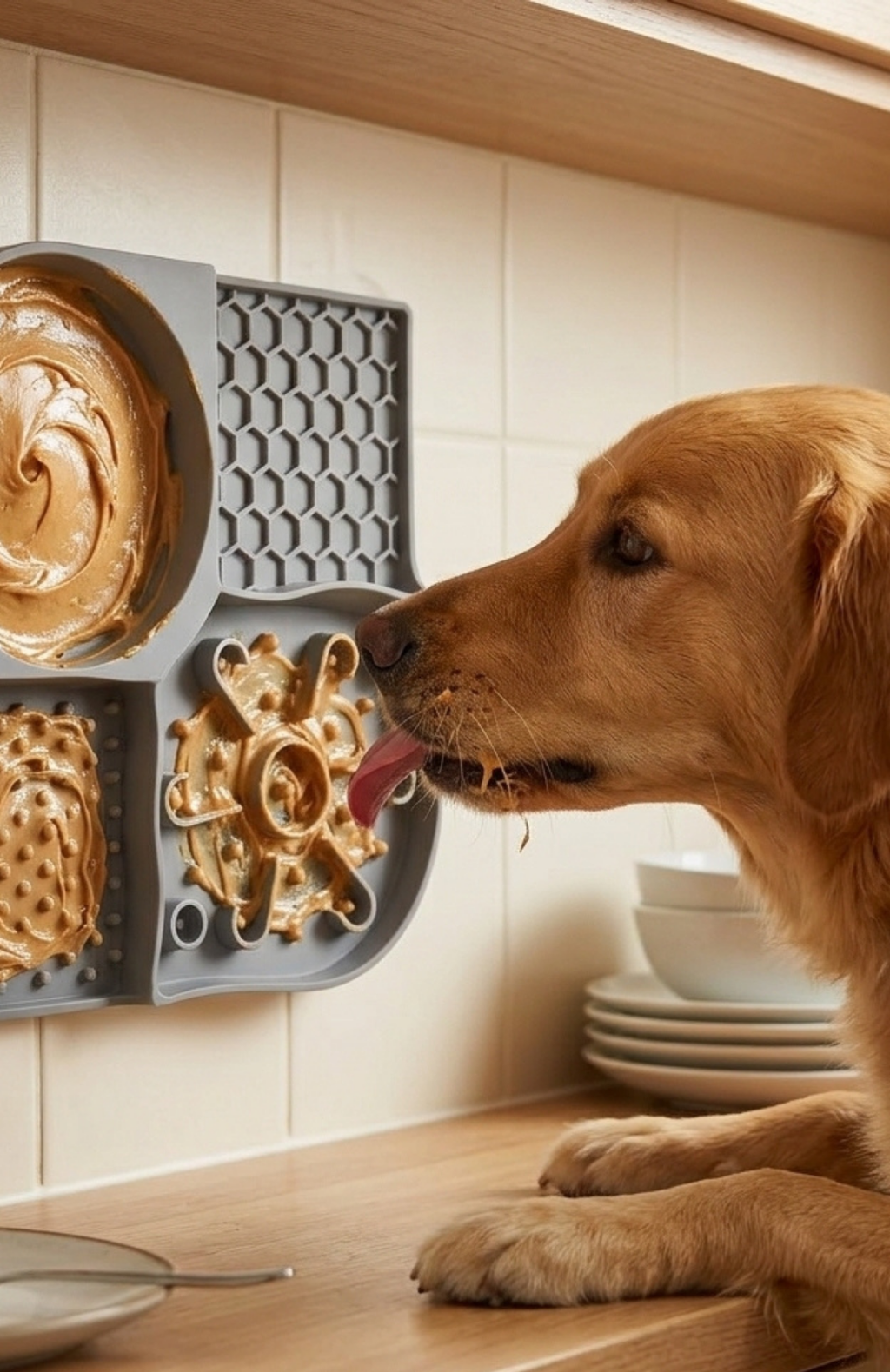 Bandeja 4 En 1 Antiansiedad Para Lamer Perros Y Gatos
