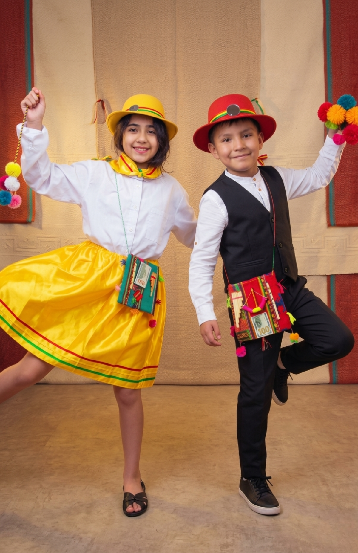 Pompón Para Baile Norteño El Trote X 6 Unidades