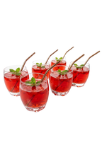Set De 6 Vasos De Vidrio Bajos Allegra Nápoles 290ml