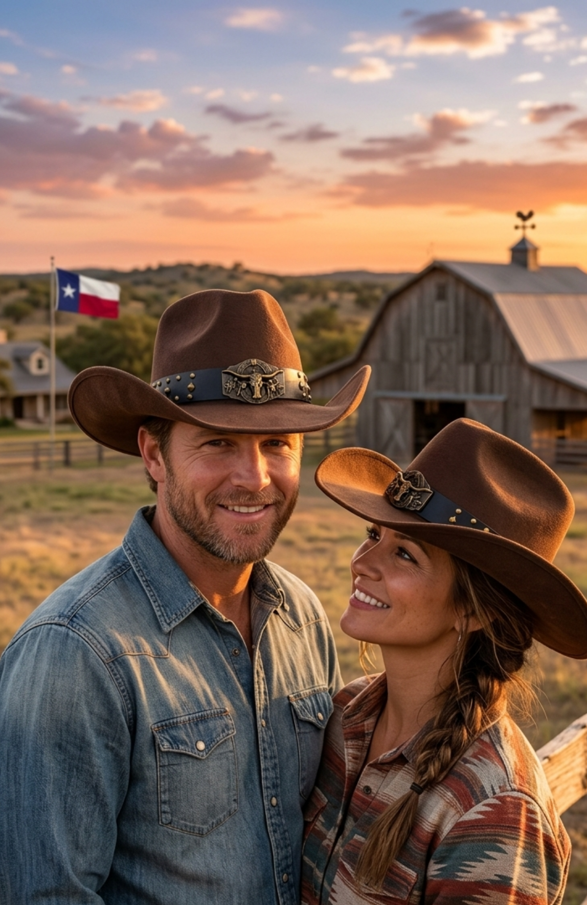 Sombrero Vaquero Estilo Western Texano Adultos Unisex Cowboy