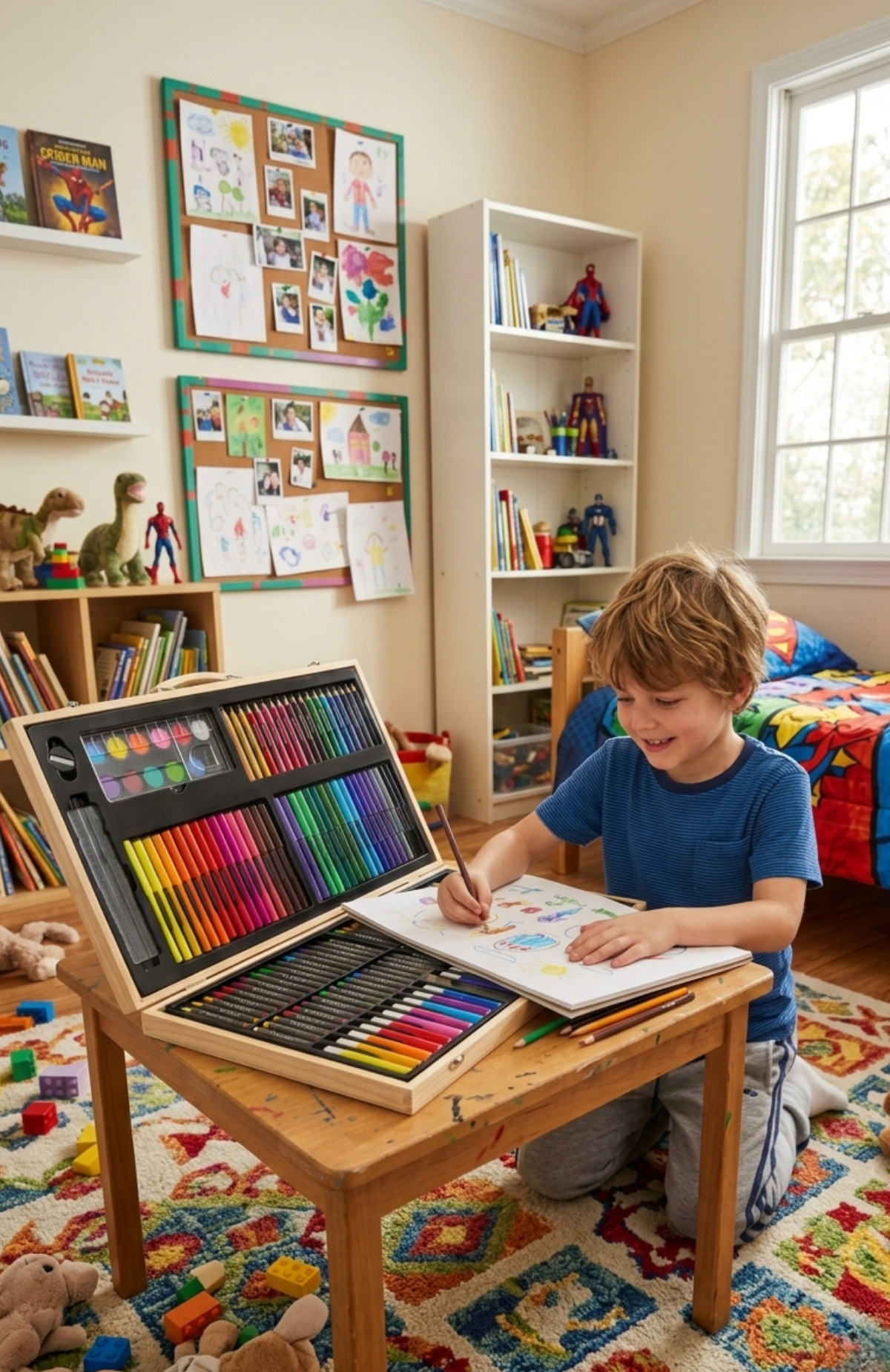 Maletín De Arte Artist Kit 180 Piezas Con Lápices Colores