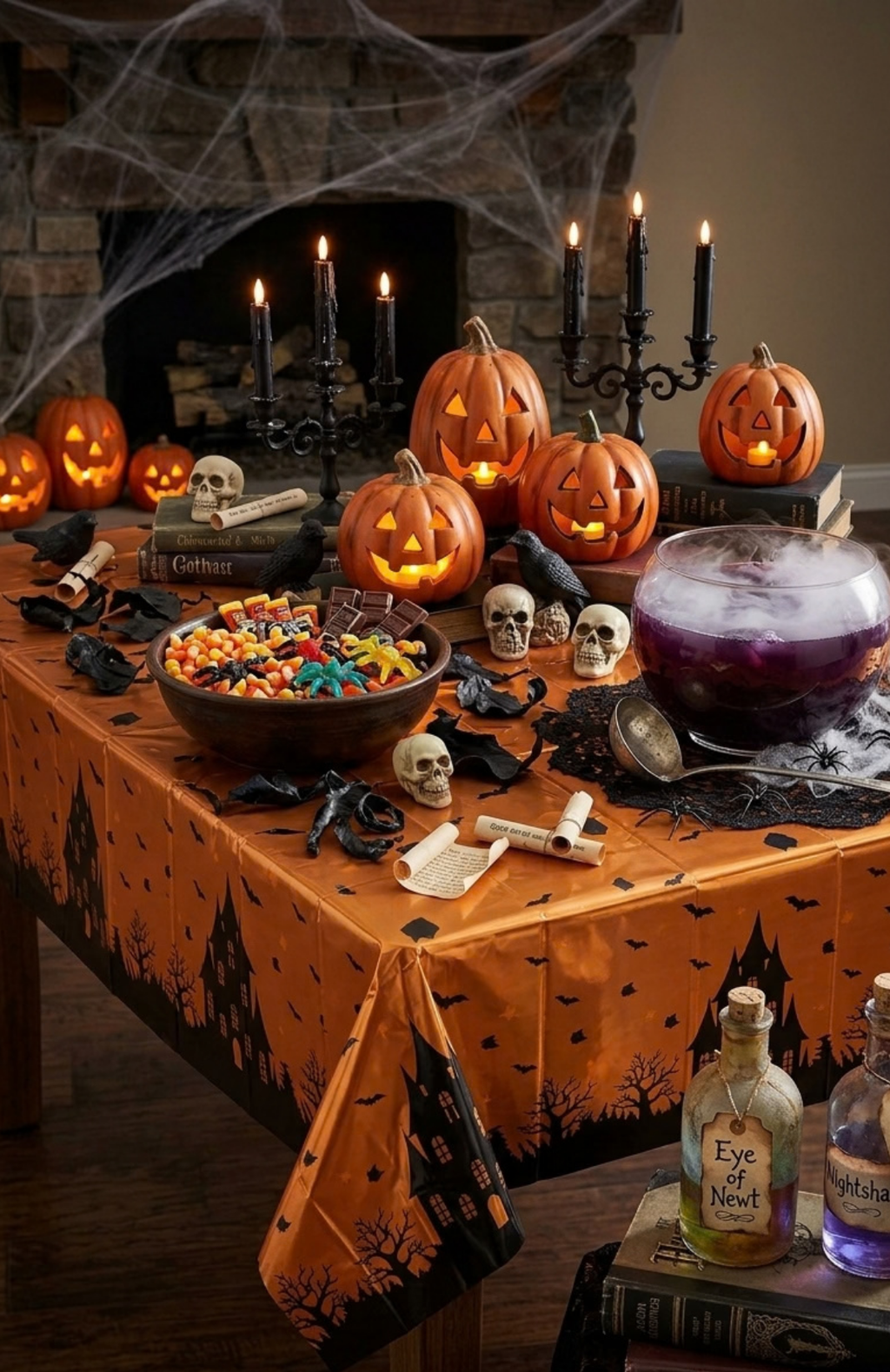 Pack 2 Manteles De Halloween Mantel Rectangular Halloween