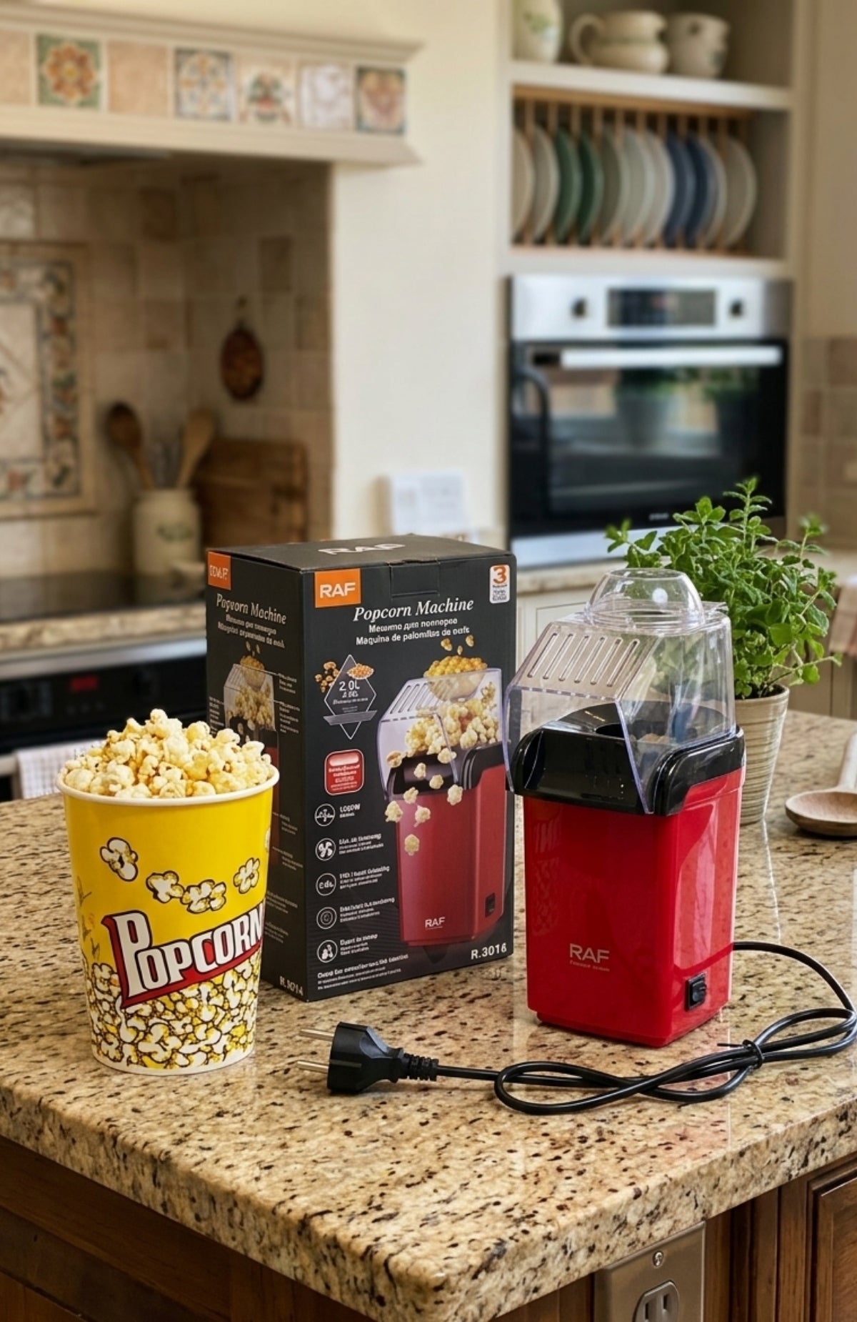 Máquina Para Hacer Cabrita Eléctrica Raf Con Adaptador 1200w