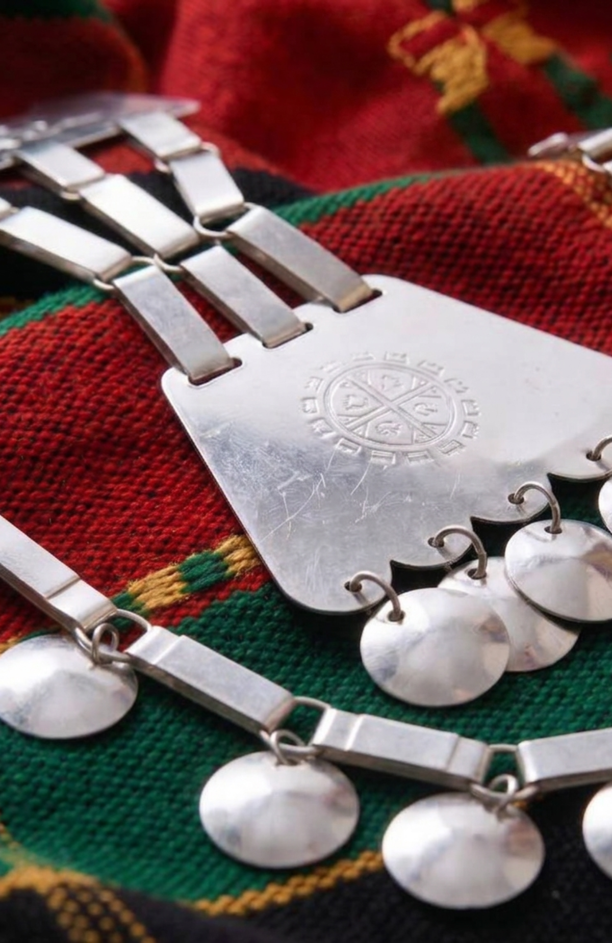 Collar Trapelacucha Mapuche Traje Tipico
