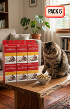 Pack 6 Snack Bioline Para Gato Con Catnip Y Salmón / Bacalao 80 G