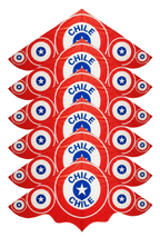 Pack 6 Cometas Bandera Chile Volantín Fiestas Patrias Chile