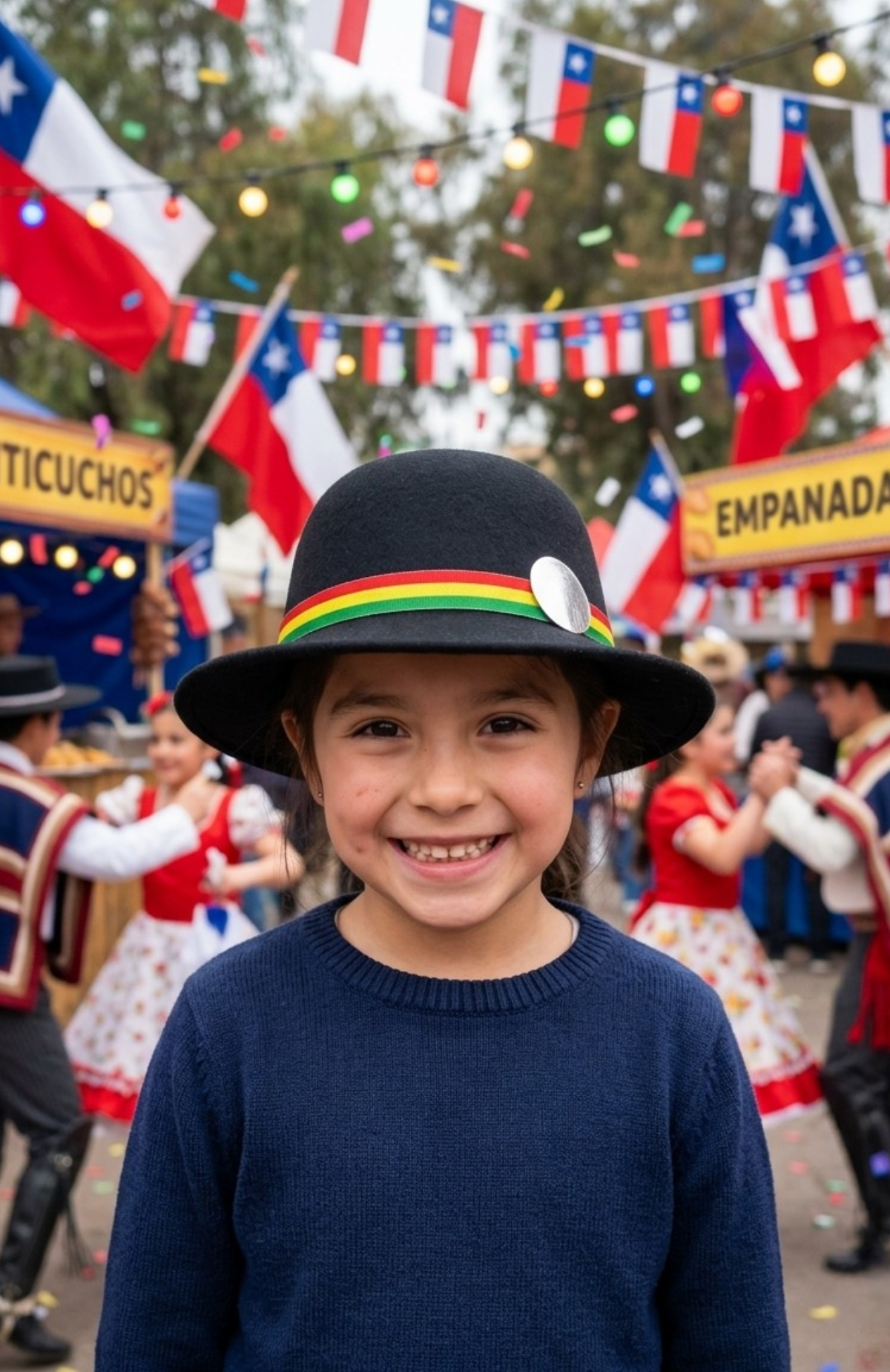 Gorro Sombrero Nortino Para Niños Variedad De Colores