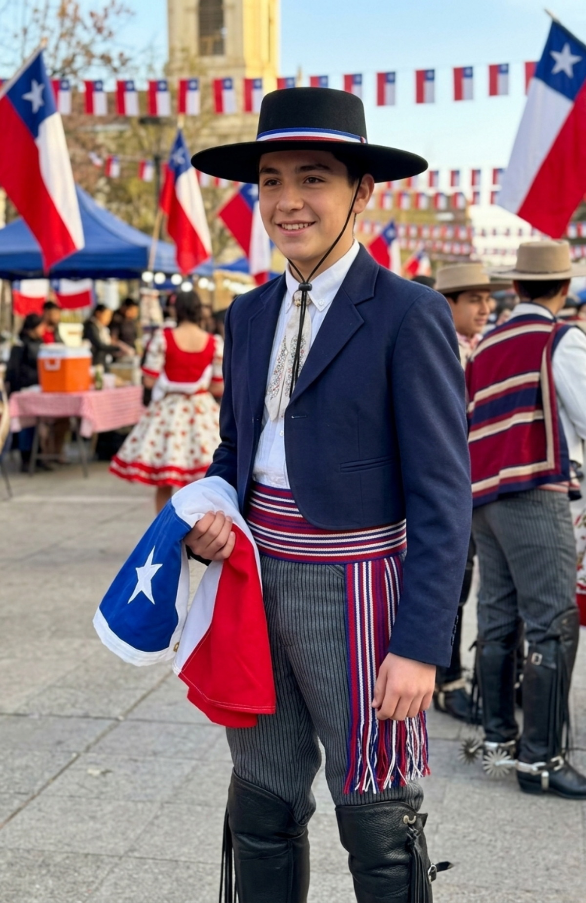 Sombrero Huaso Baile Tradición Cueca Fechas Patrias