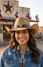 Sombrero Vaquero Estilo Western Texano Adultos Unisex Cowboy