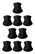 Pack 10 Bandanas Colores Lisos Elegible Tubulares Uv Deportivas