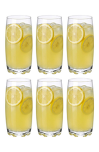Set De 6 Vasos De Vidrio Altos Allegra Cooler Nápoles 390ml