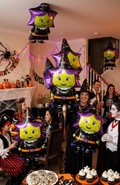 Globo Metalizado Brujita Halloween Gigante 48x99cm Decoración
