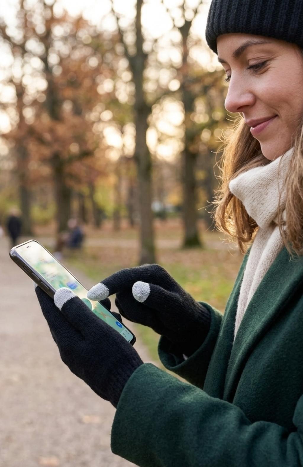 Guantes De Invierno Térmicos Unisex Con Dedos Táctiles