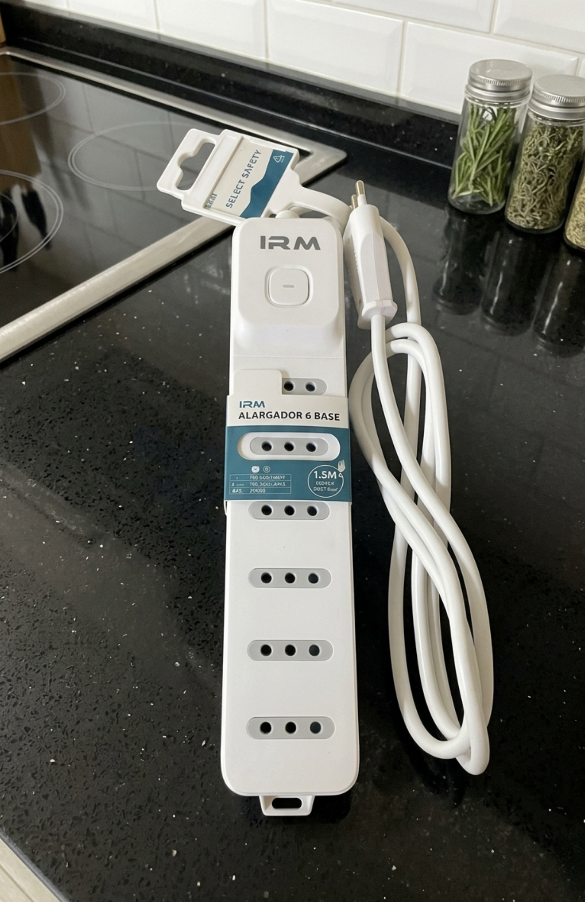 Alargador Zapatilla 6 Tomas 1.5 Metros Con Interruptor