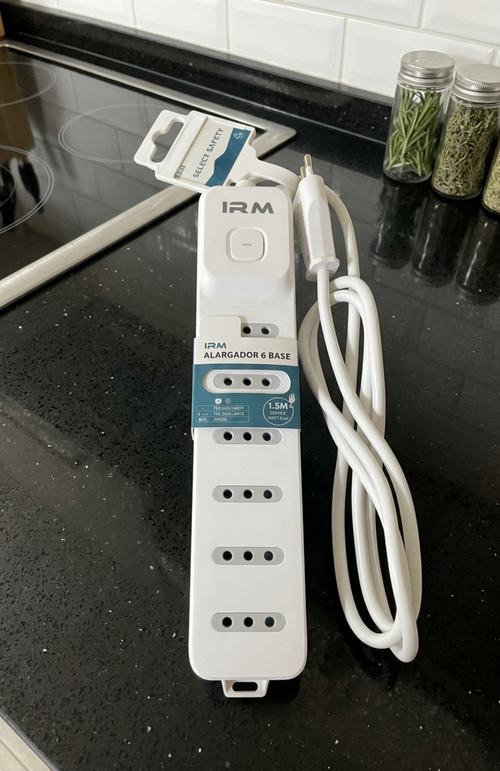 Alargador Zapatilla 6 Tomas 1.5 Metros Con Interruptor