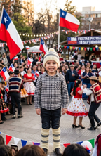 Set De Gorro Y Polainas Chilote Bailes Típico Fiestas Patrias