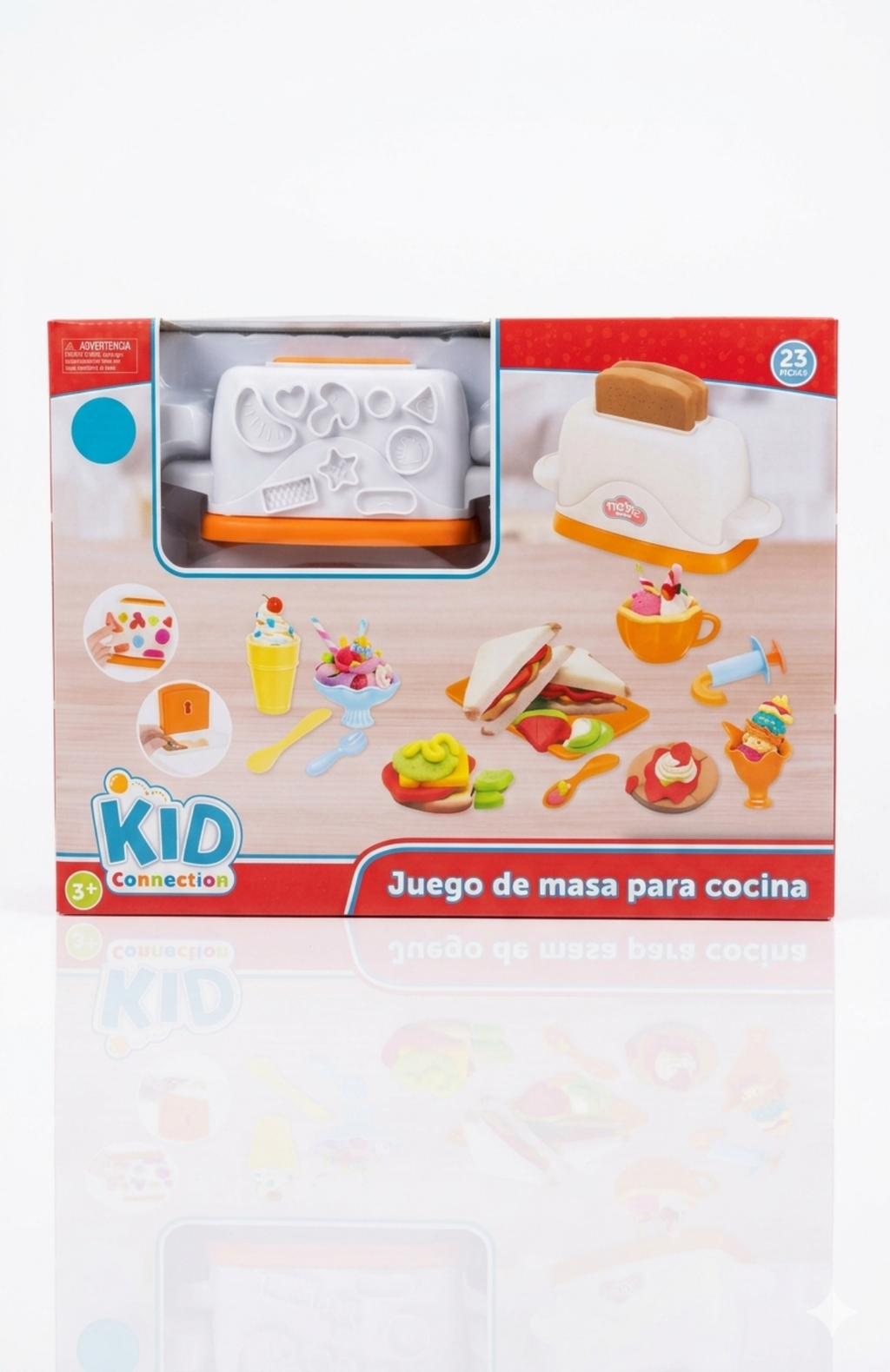 Kit Creativo De Plastilinas Con Máquina Tostadora Infantil