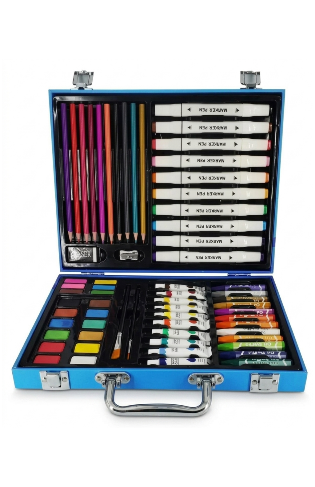 Estuche Maletín 53 Piezas, Para Pintar Y Dibujar