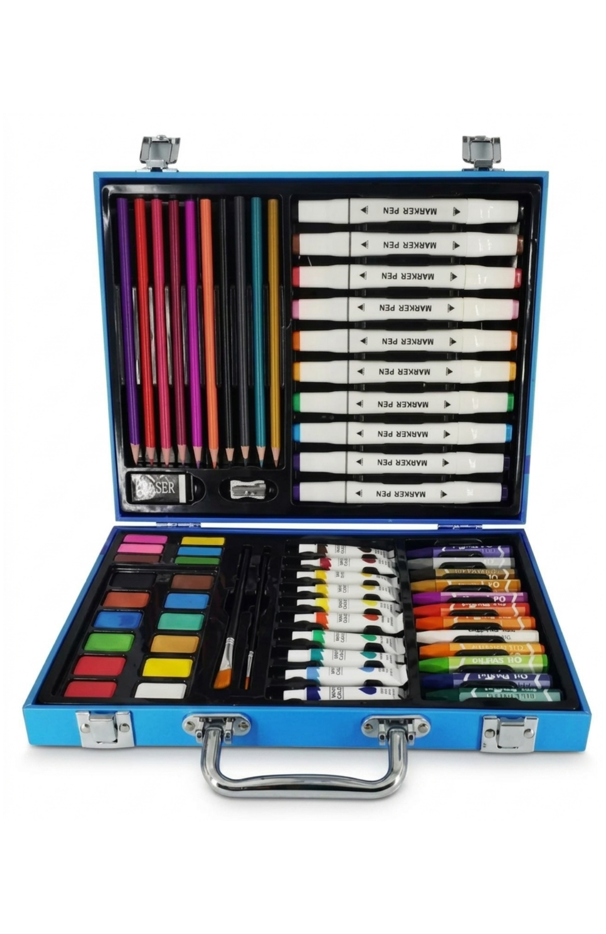 Estuche Maletín 53 Piezas, Para Pintar Y Dibujar